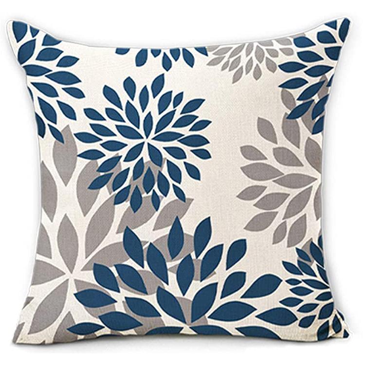 Striped Pillowcase Home Decoration Linen Pillow Cushion Waist Mat Sofa Pillowcase Geometric Abstract