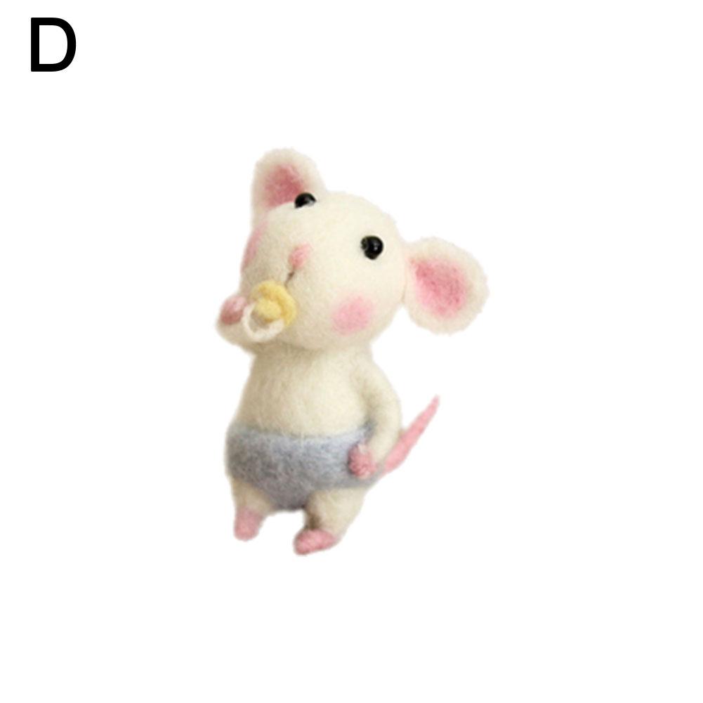 Self-assembly High-Quality Mouse High-Quality Wool High-Quality Felting High-Quality Toy Compact size High-Quality Handmade High-Quality Mouse