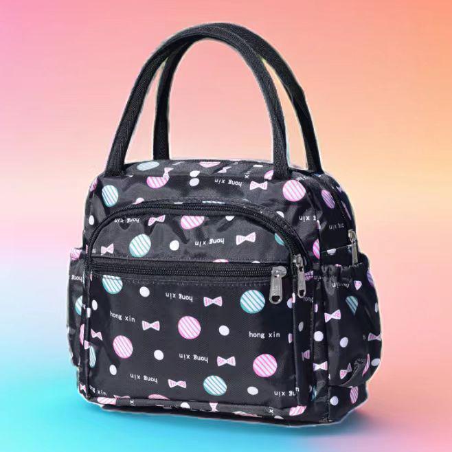 2025 High-End Multi-Pocket Floral Women's Tote Handbag