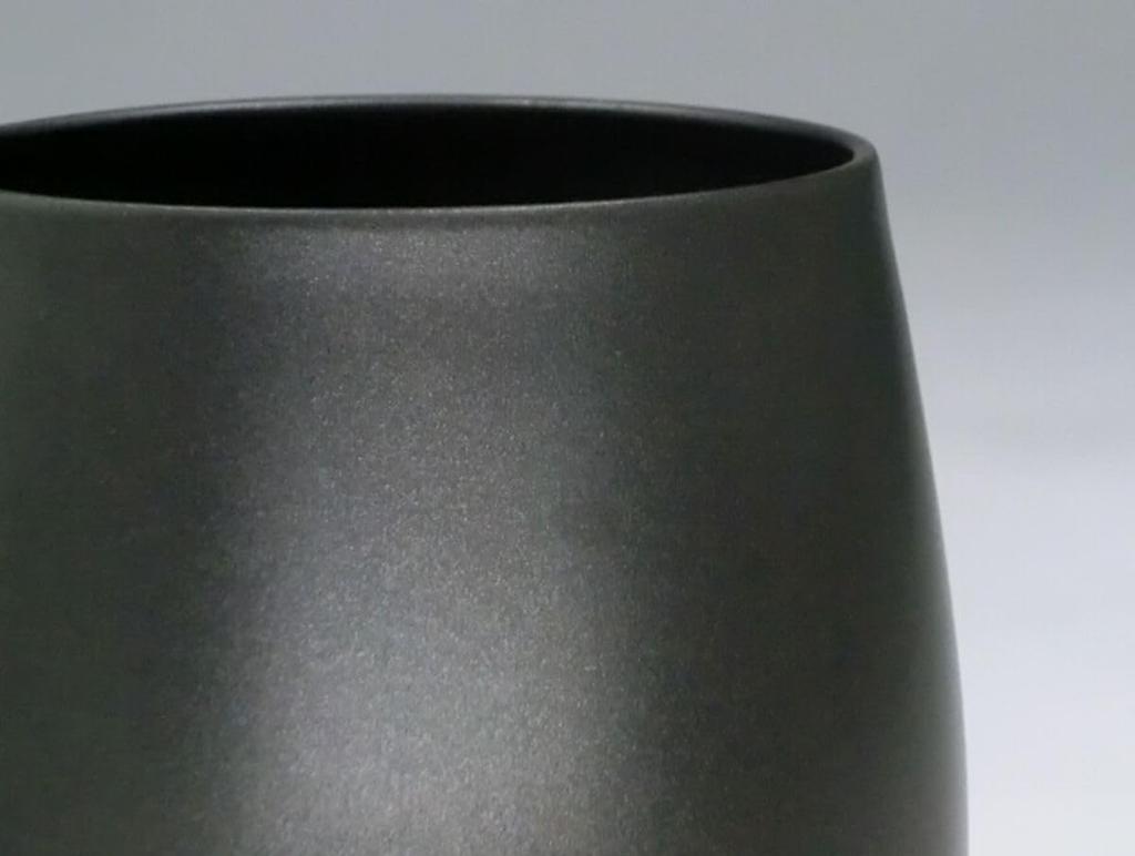 Pair of 250ml Stainless Steel Cups with a Feel and Vacuum Structure J-Kitchens Ceramic-Like Double-Walled