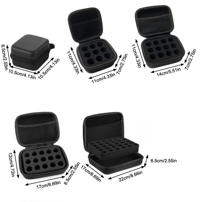 Dustproof Storage Case for 10ML Insulin Vial 7 9 12 15 30 Slots Medical Essential Oil Organizer Portable Safe Container Travel