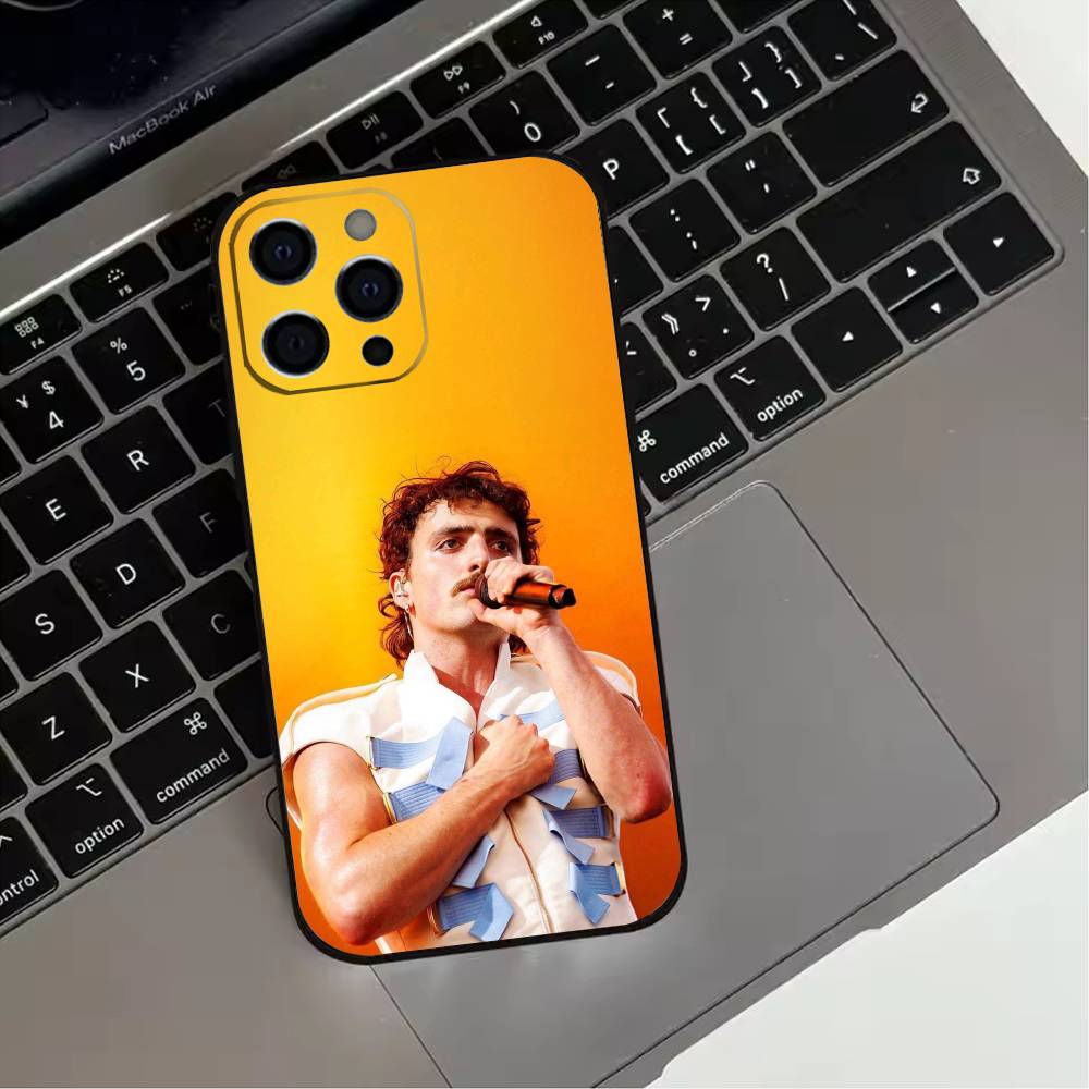 B-Benson Boone Singer  Phone Case For iPhone 17,16,15,14,13,12,11 Plus,Pro Max,XS,Soft Silicone Black Cover