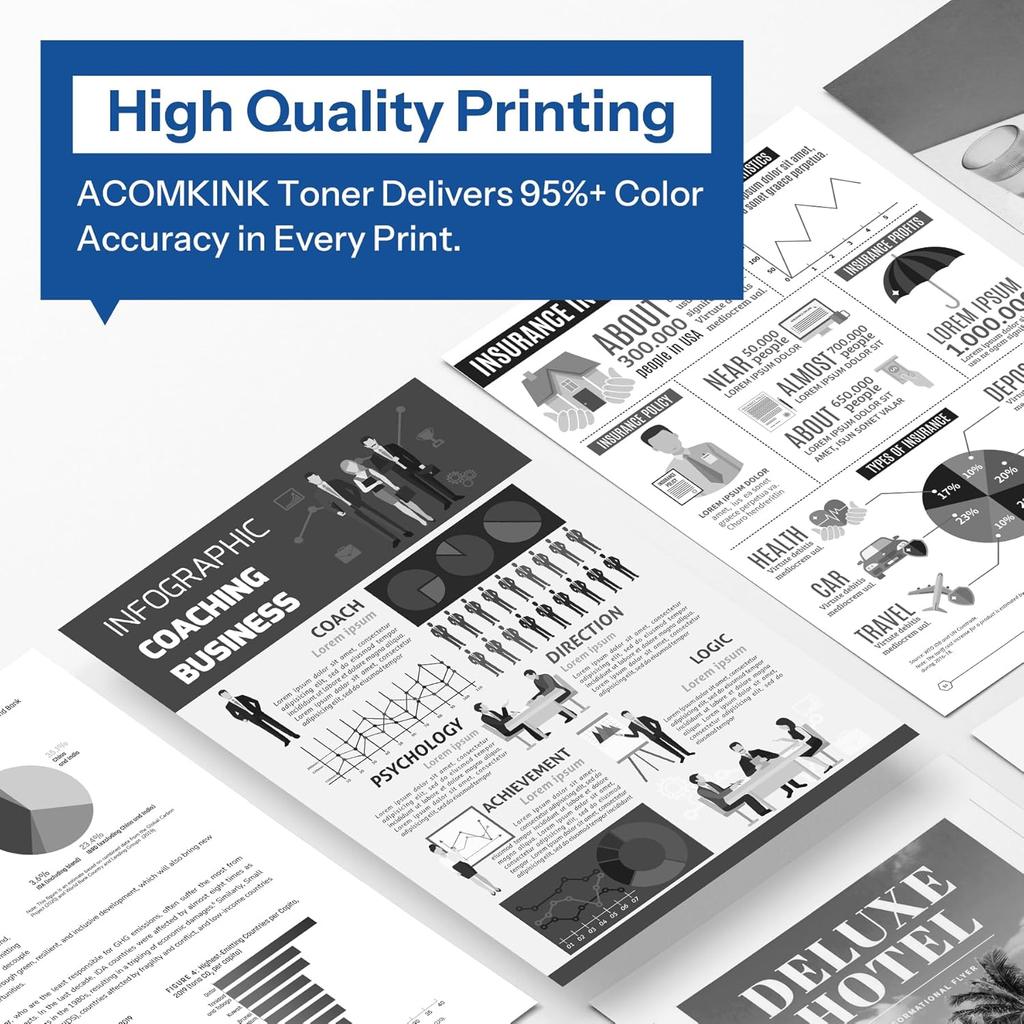 TN730 TN-730 Toner Cartridge Black Replacement for Brother TN730 TN-730 TN 730 MFC-L2710DW MFC-L2750DW HL-L2350DW HL-L2370DW HL-L2395DW HL-L2390DW