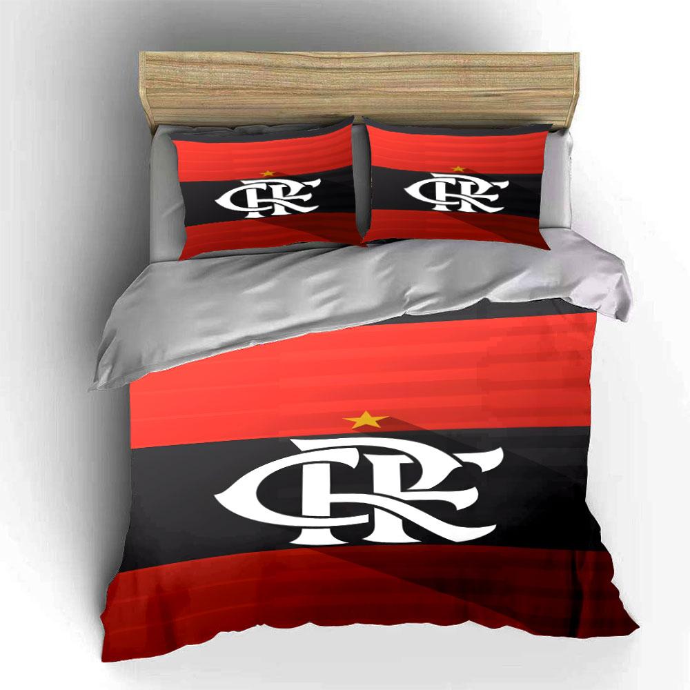 Club Logo and Star. Bedding Sets Duvet Cover Sets Duvet Covers Pillowcases(1*Duvet Cover 2*Pillowcases Without Duvet Insert)