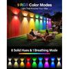 Solar Fence Lights Outdoor, 10 Pack Fence Solar Lights Waterproof