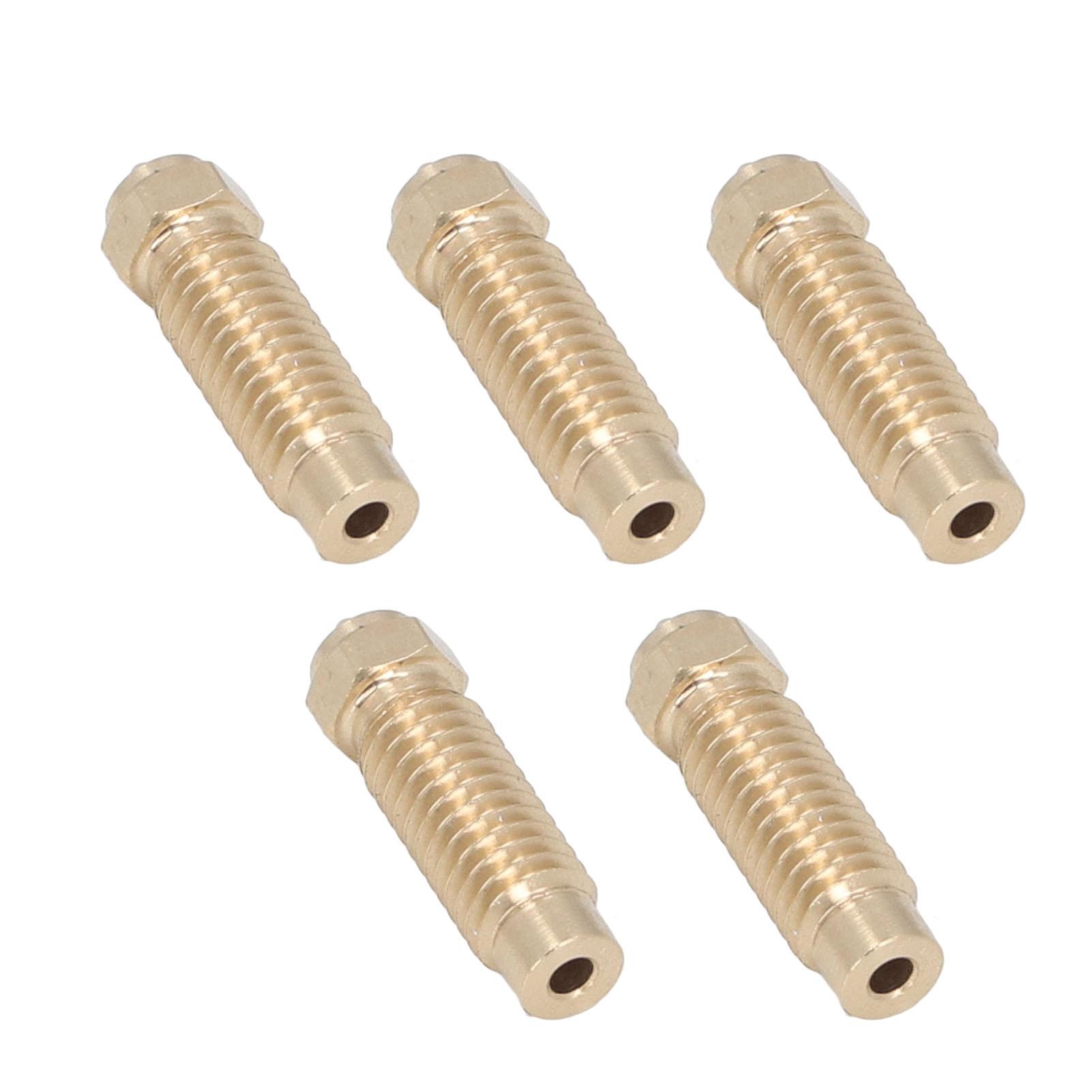 

5 шт. сопло хотэнда 3D-принтера 0,4 мм M6 сопло экструдера хотэнда для Neptune 4Plus 4Max