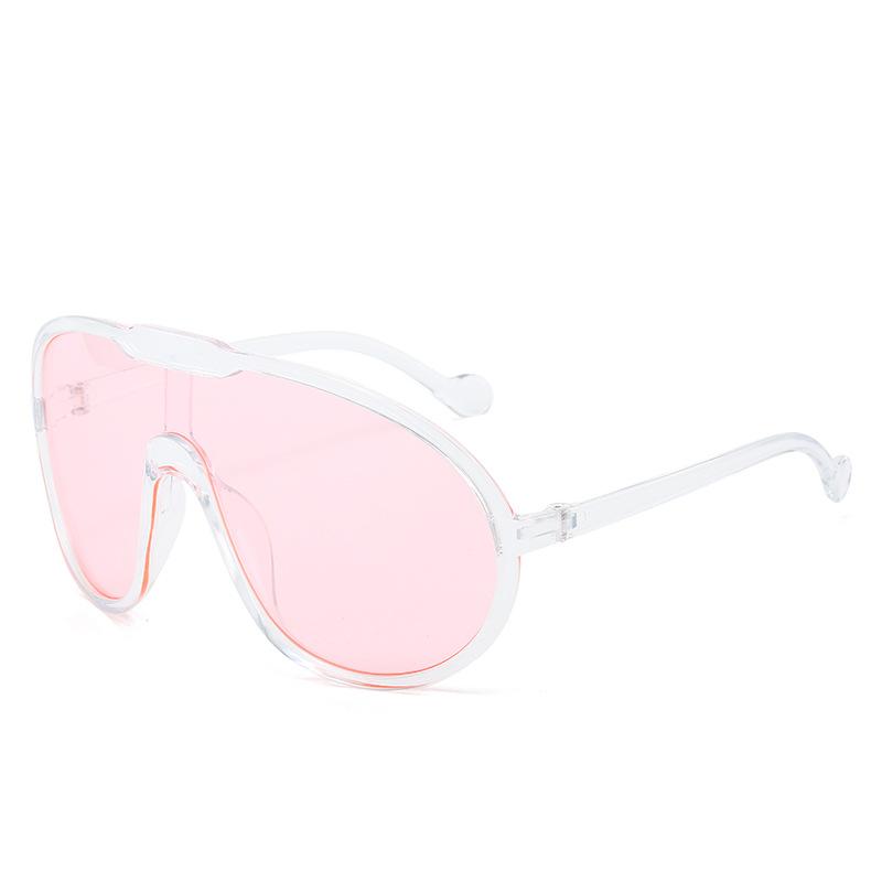 Toad Sunglasses Large Frame Integrated Sunglasses Outdoor Windproof Sunglasses Street Shot