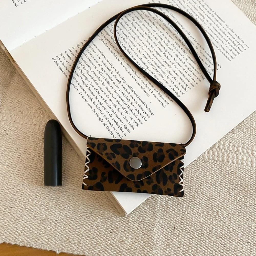 Storage Lipstick Jewelry Leopard Choker Pendant Leopard Print Clavicle Chain Girls Gift