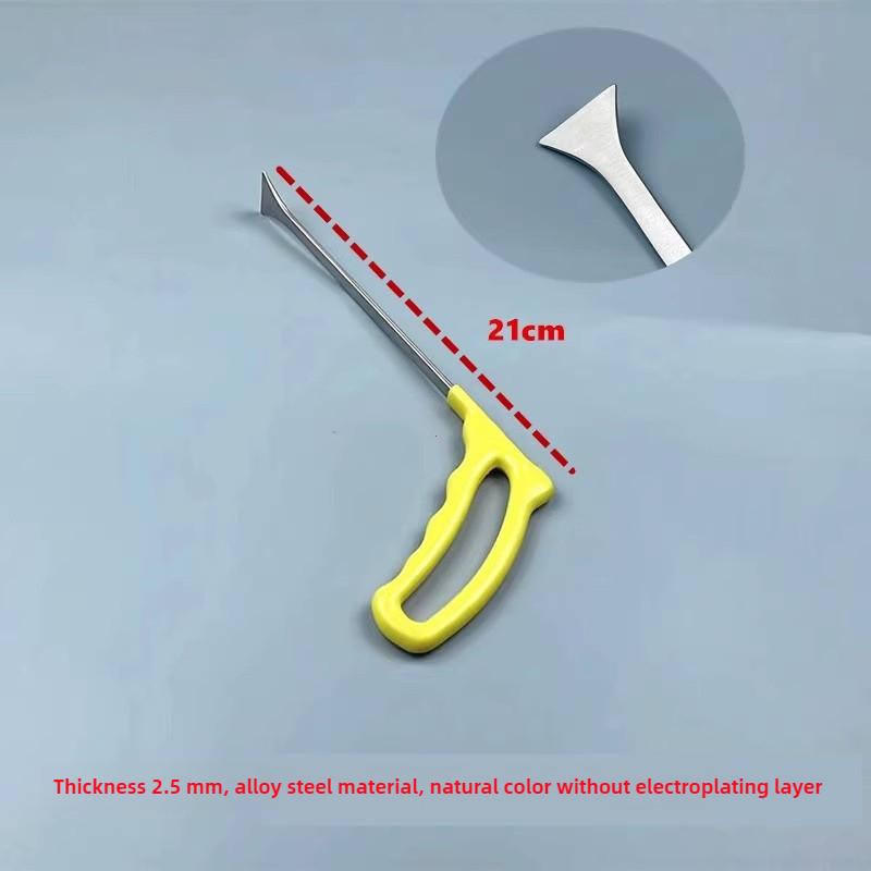 4pcs New Car Painless Dent Repair Tool Stainless Steel Removal Rod Flat Shovel Hail Dent Removal Car Door Dent Removal Body