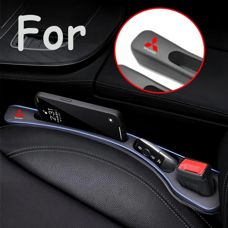 cxtbky1 Car Seat Gap Filler Strips Car Storage Organizer bag box For Mitsubishi outlander Triton L200 ASX Mirage Pajero Eclipse Colt
