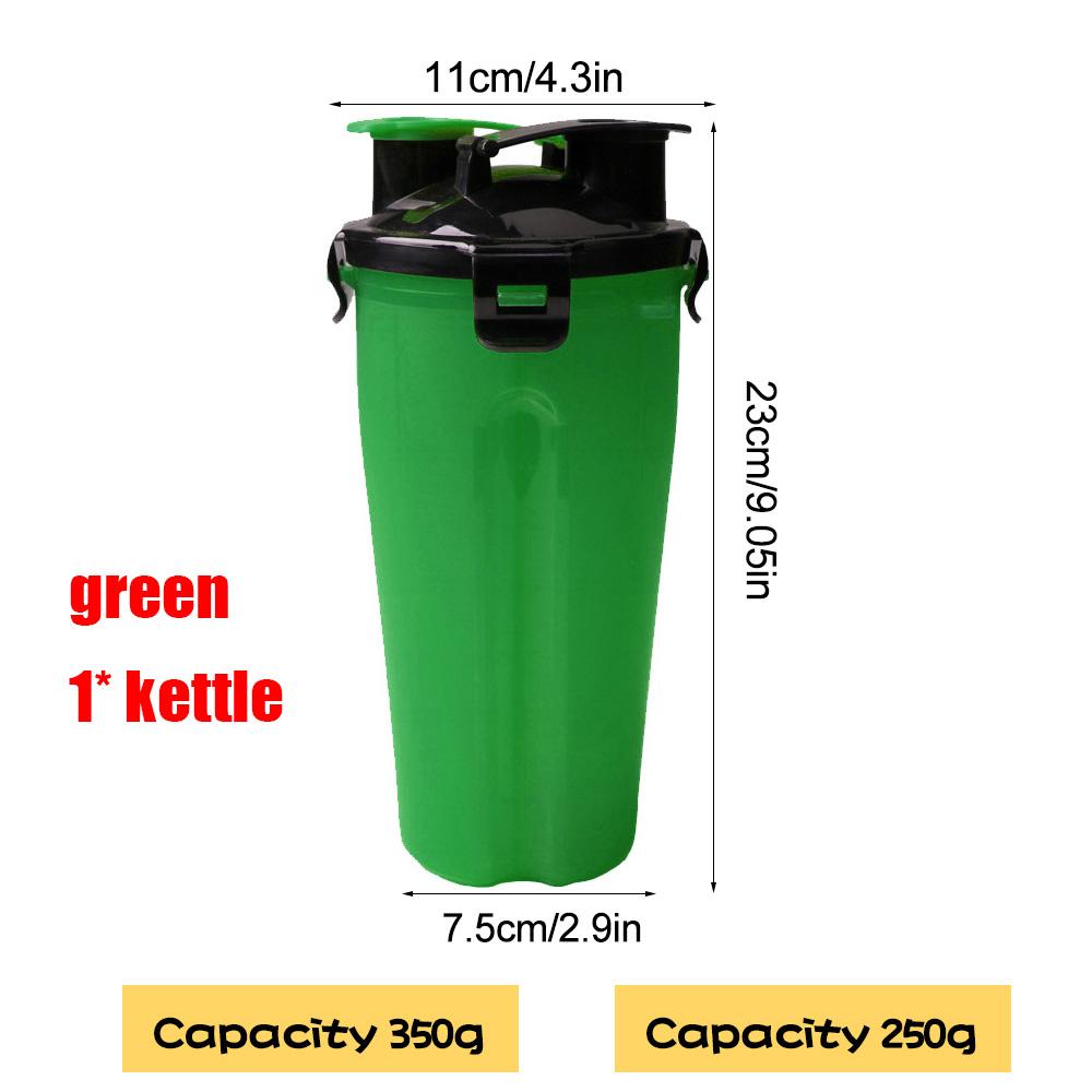 Portable 2 In 1 Pet Food Water Food Container with Folding Silicone Pet Bowls Outdoor Travel Dog Feeder Cup Pets Supplies