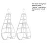 2Pcs Hanging Pillow Drying Racks Strong Load-bearing Adjustable Windproof Bedding Throw Pillows Hanger Plush Doll Dryer Rack