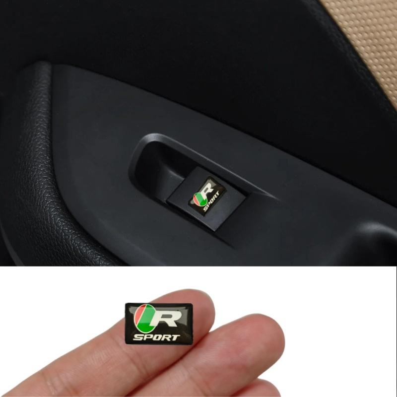 3 R Sport Style Car Badge Stickers, Suitable for All Car Decoration Accessories