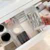 Drawer Divider Storage Box Clear Bathroom And Vanity Drawer Organizer Tray Drawer Storage Bin for Makeup Brushes Lipstick Cosmetics Kitchen Utensils