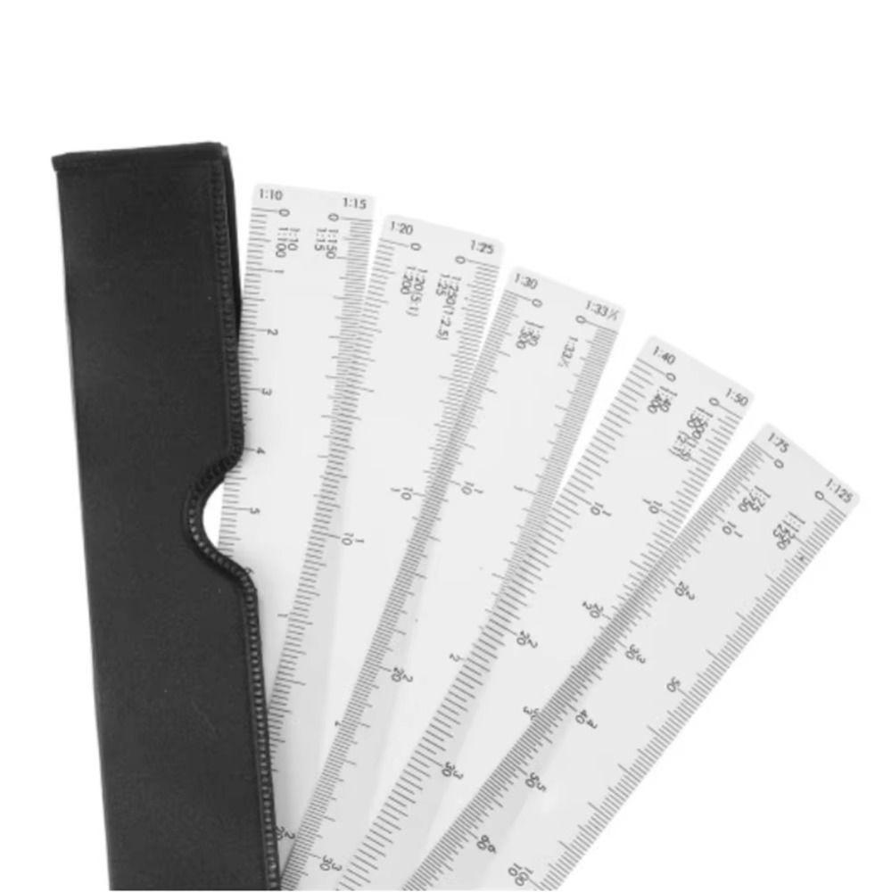 Drawing Tools Foldable Rulers Multifunctional Scale Ruler Fan Shape Scale Ruler  School Supplies