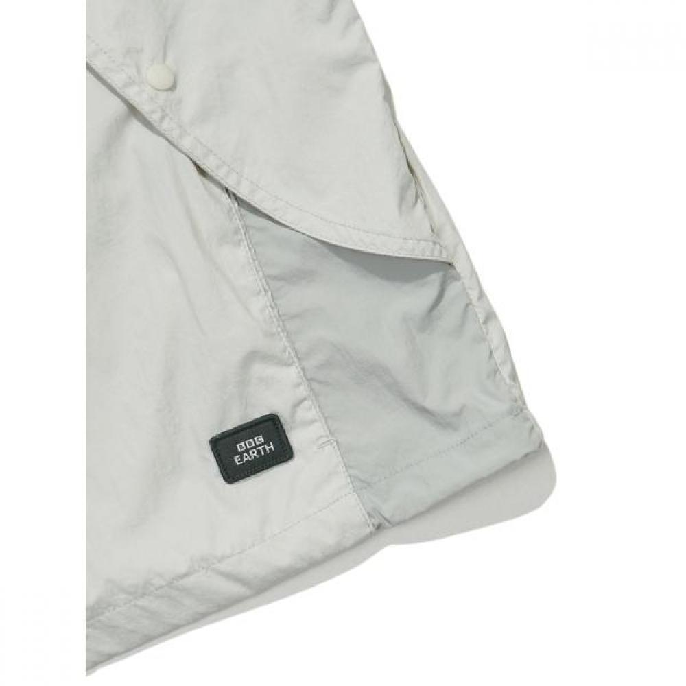 BBC EARTH Color Block Curve Anorak  Light Mint 