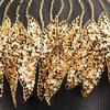 Sequin Feather Bridal Shawl: Fashionable Wedding & Dance Accessory