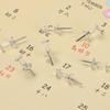 100 Pcs Durable Plastic Buttons Pins Stationery Supplies Clear Push Pins Push Pins Drawing Pins