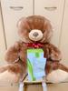 [USED] Large Teddy Bear Plush Toy, Chocolate