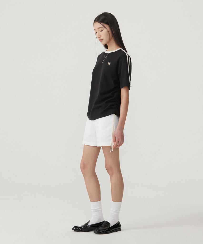 COVERNAT WOMAN Lightweight Nylon Shorts White