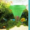 Aquarium Feeding Dish Suction Cup Aquarium Feeder Container Fish Tank Feeding Bowl For Living Room Tabletop Foyer Entryway