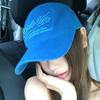 Retro Letter Embroidery Soft Top Baseball Cap Children Show Face Small Versatile Sunshade Sunscreen Cap Spring and Summer