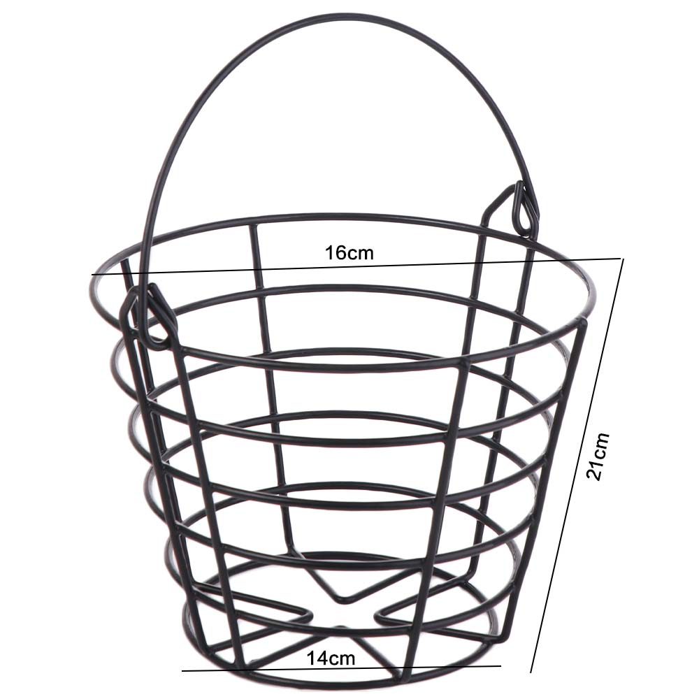 With Handle Golf Ball Carrying Bucket Balls Container Golfing Balls Storage  Home Organization