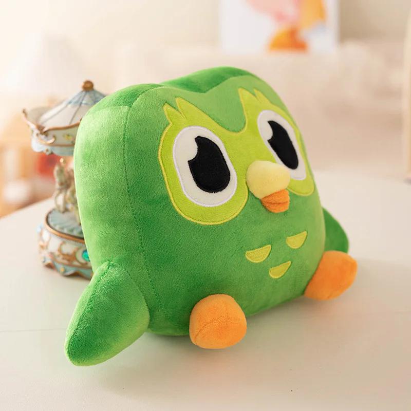20cmreen Duolingo Owl Plush Toy Duo Plushie Of Duo The Owl Cartoon Anime Owl Doll Soft Stuffed Animal Toy Children Birthday Gift