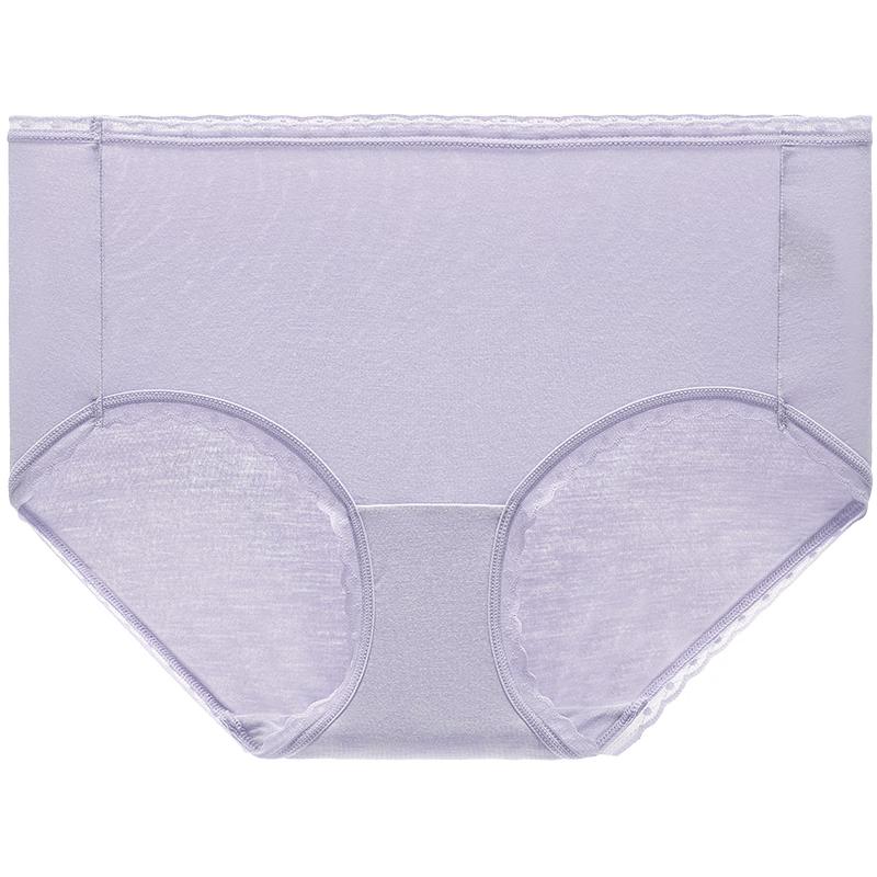 Anlifang Women's Mid-Waist Lace Briefs