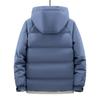 Neue Herren Winterjacke mit Stehkragen, winddicht, wattiert, Daunenjacke, warm, dick, Herrenparka, Winter, lässig, Herrenoberbekleidung