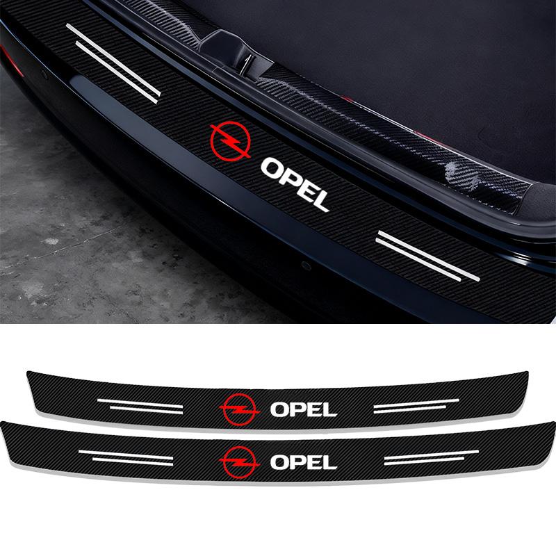 Carbon fiber car trunk floor protector sticker - scratch-resistant sticker ForOpel Insignia Astra Antara Meriva Zafira H G Corsa