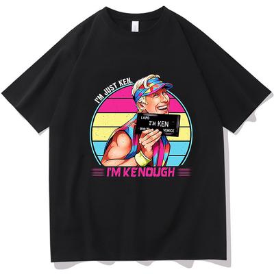 Sweat à capuche rose vif I Am Kenough pour hommes, Streetwear, vêtements à la mode, sweat-shirt polaire, ample et décontracté, Y2k, vêtements à manches courtes, automne