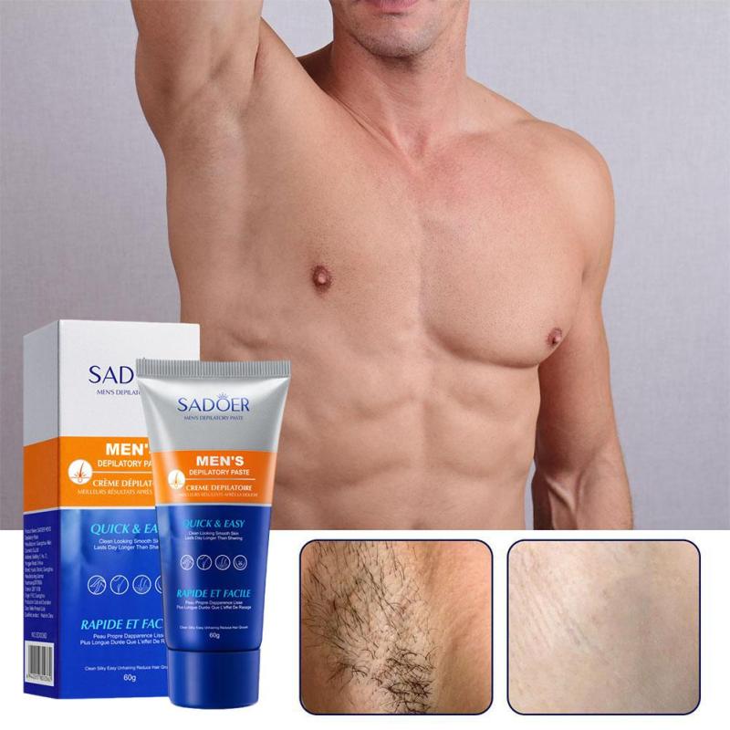

25PCS 60g Men Painless Hair Removal Cream Mild No Residue Hair Removal Private Leg Underarm Depilator X2P7