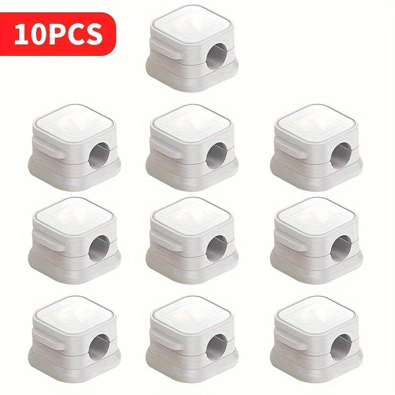 10pcs Magnetic Cable Organizer Set – Punch-Free Desktop/Car Cord Clips, High-Aesthetic Wire Management for Electronics