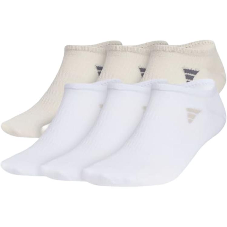 

Adidas Free Shipping With AdiClub Superlite 3.0 6 Pack No Show Socks JJ7778 M