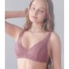 [Peach John] [ Non-wire Sense of Stability Easy To Wear Race Wrap Around the Bust Full Cup Natural Roundness ] Rirakore Lacy Bra Set Underwear Set