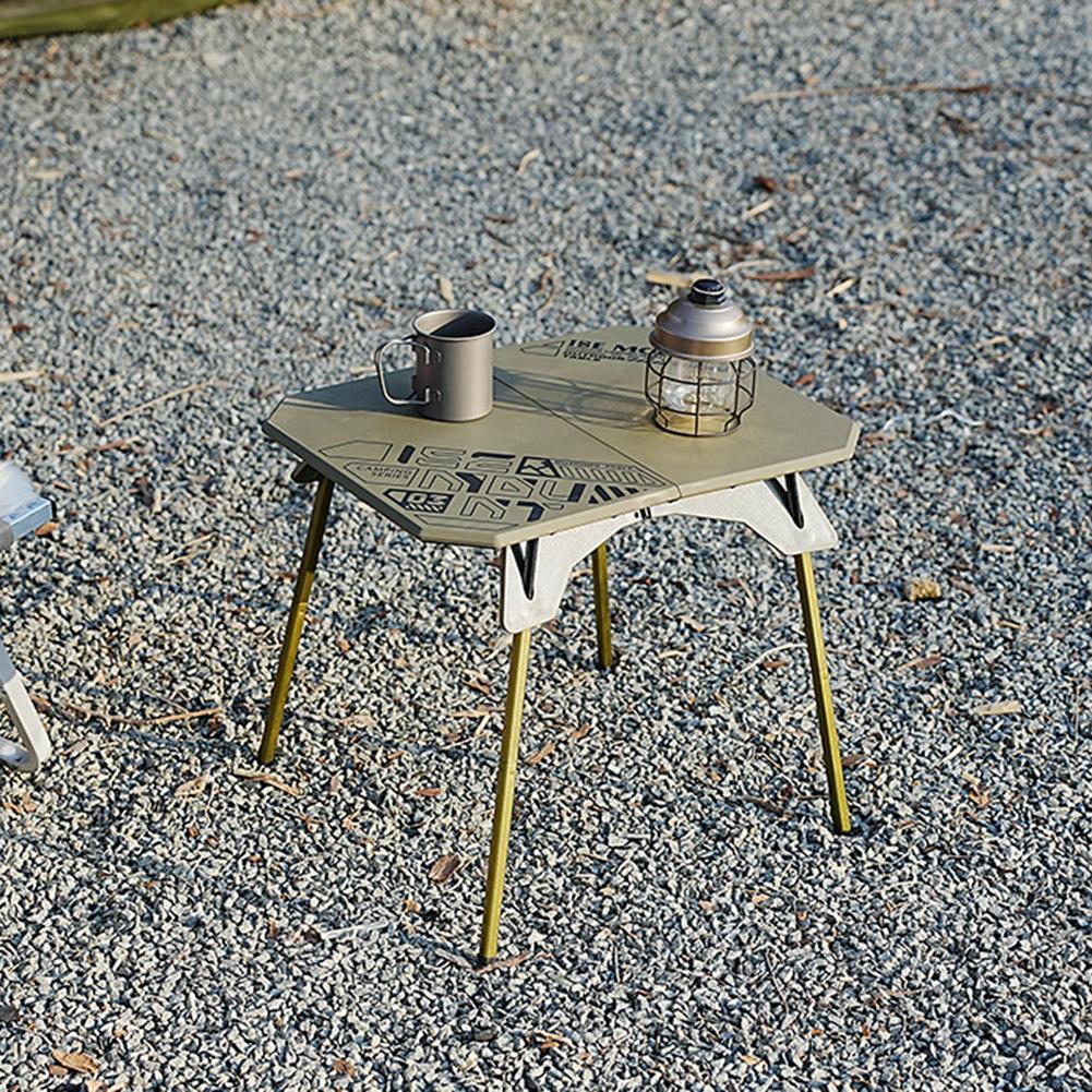 Ultralight Dual Purpose Table Outdoor Camping Portable Table Folding Abs Desktop and Aluminum Stand with Storage Bag