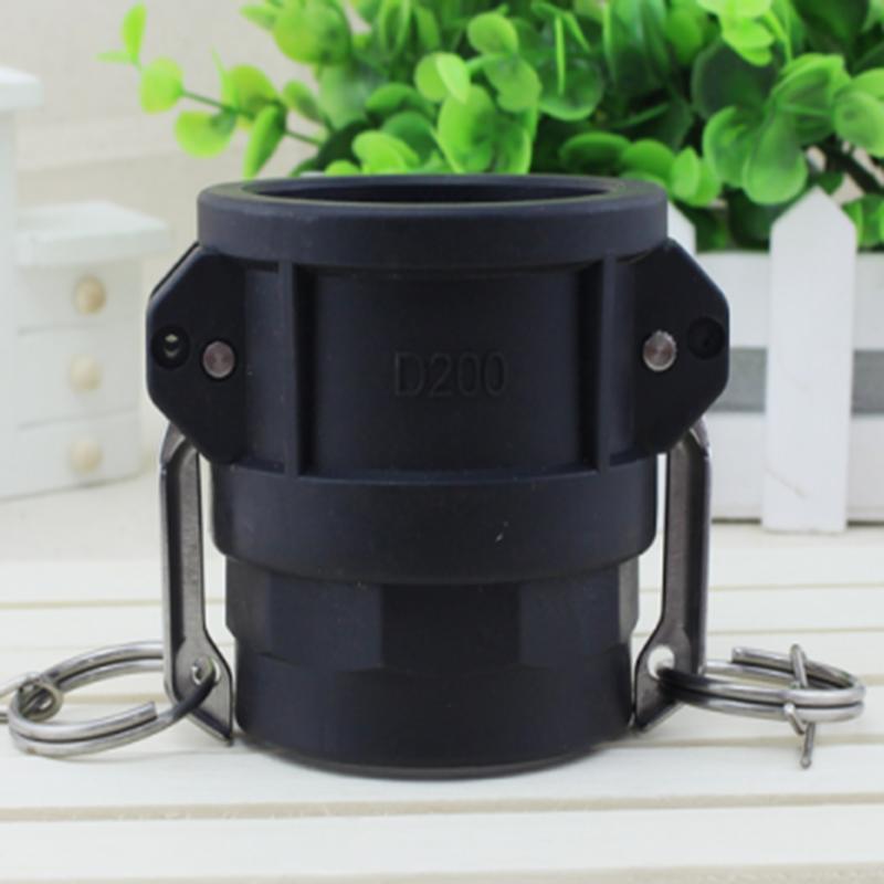 1 st/3 st DN15 till DN50 Plast Kamlås Kopplingar 1/2" till 1" Snabbkoppling PP Adapter Rördelar