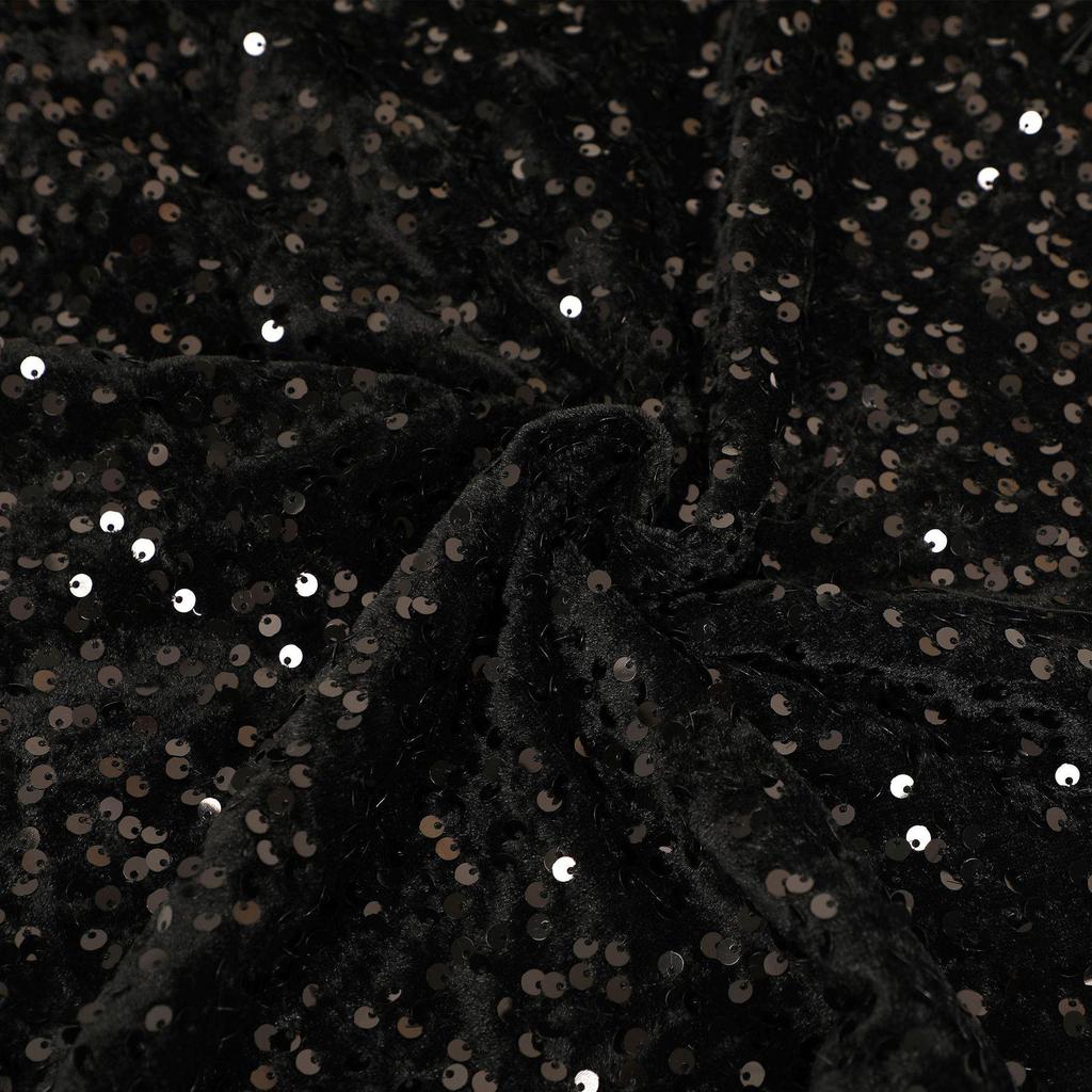 Damen Trägerloses Feder Abendkleid - Pailletten Bodycon Slim-Fit Kleid