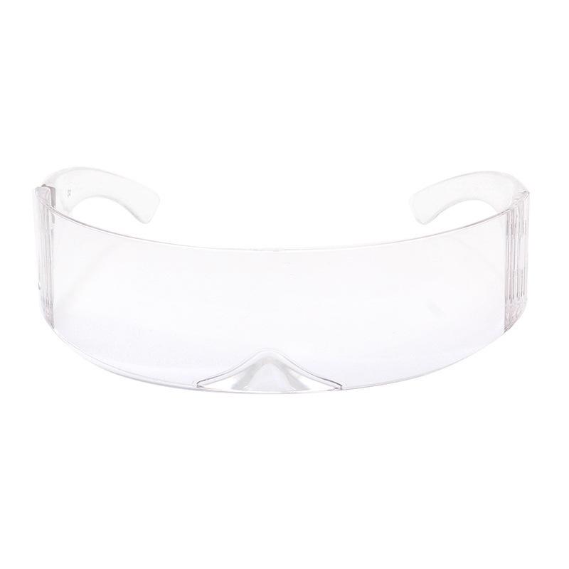 One-piece curved headband, sunglasses, punk style, European and American one-piece lenses, futuristic sense, street photography, fashion sunshade