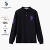 U.S. POLO ASSN. Men's Long-Sleeve Pure Cotton Polo Shirt