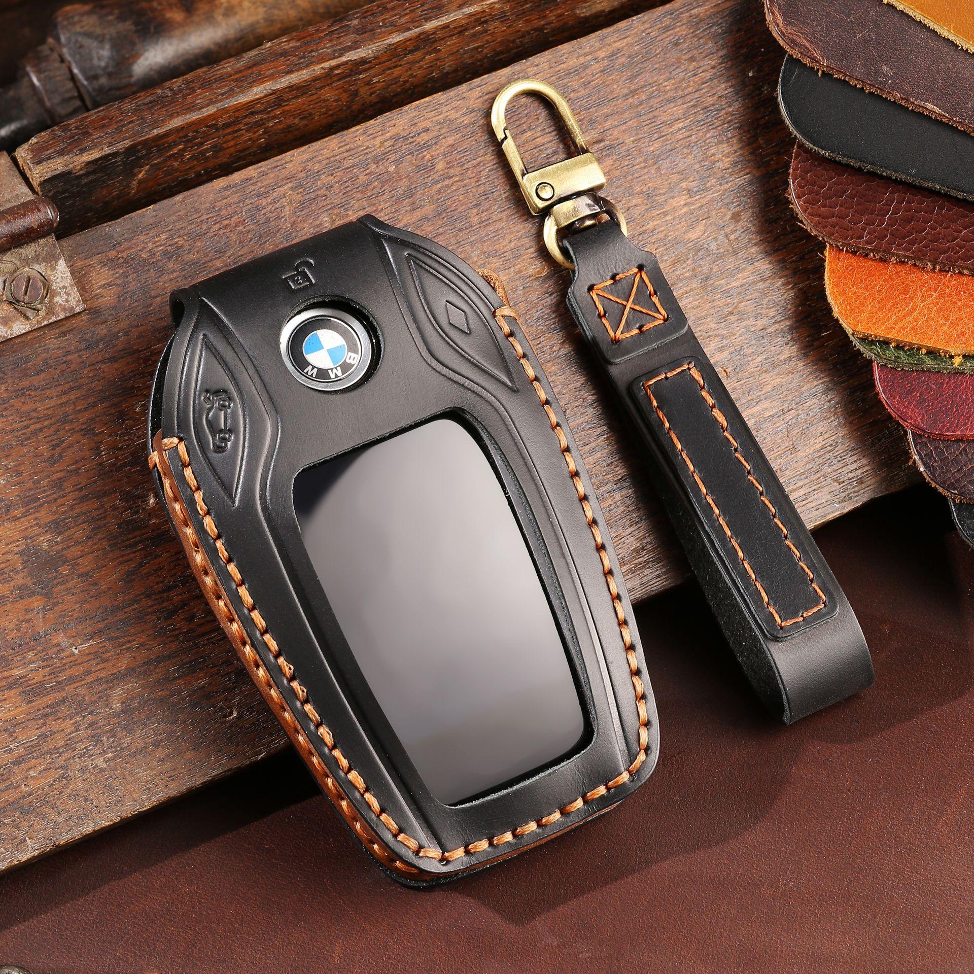 

Applicable to BMW LCD key cover 7 series 5 series X7 smart key protective case чёрный