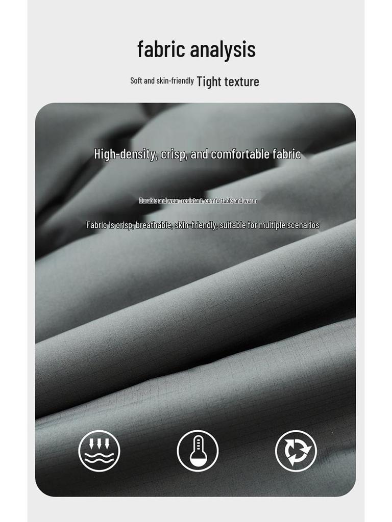 Men's Lightweight V-Neck Down Vest - Warm, Trendy, Plus Size Sleeveless Outerwear for Fall & Winter