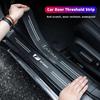 1/4/5Pcs Carbon Fiber Car Door Sill Protector Threshold Stickers For Lexus F SPORT IS250 IS200 CT200h GS300 LS430 RX450h LX570