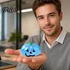 Pumpkin Shape Squeeze Toy Halloween Stress Relief Toy, Spooky Head Hand Exercise Ball Clear Glitter Sugar Ball, Party Favors
