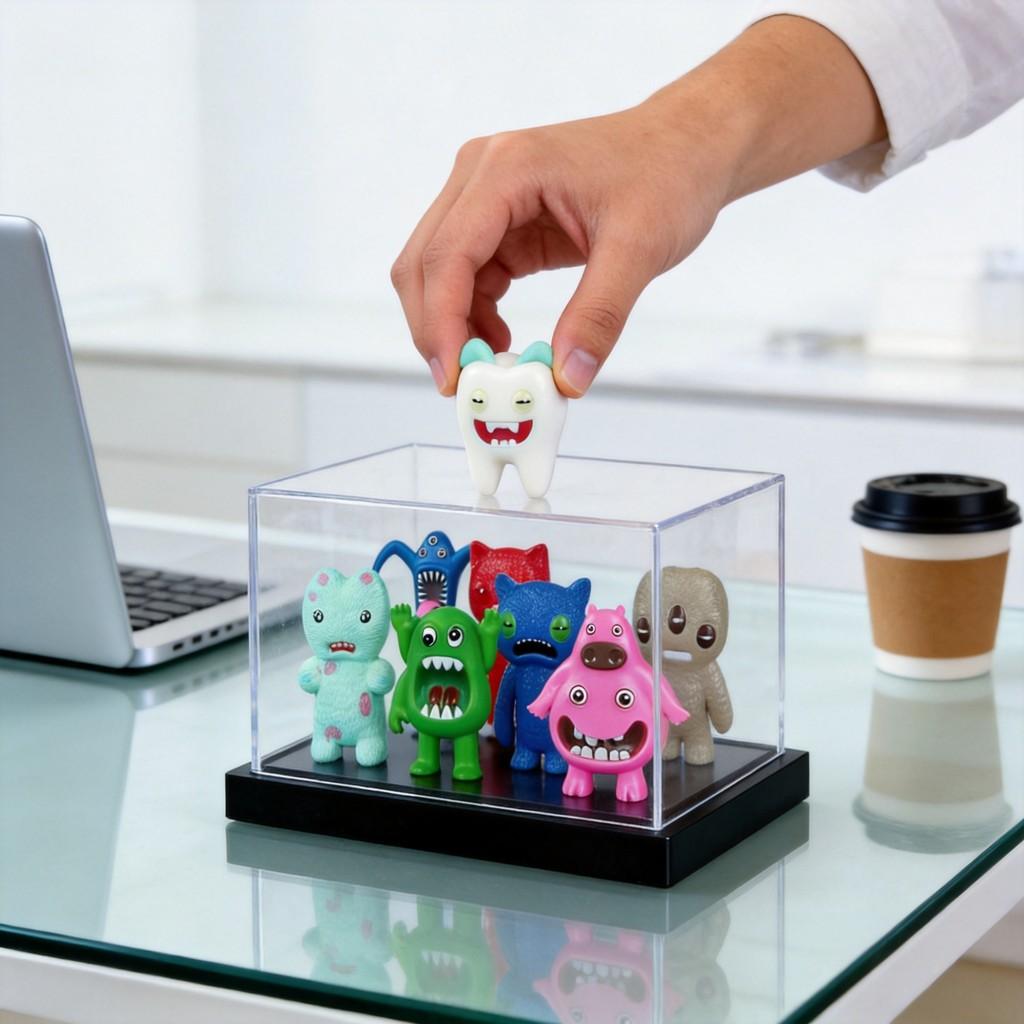 Fuggler Cute Monster Model Miniature Figurine With Plastic Material For Collectors