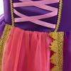 Children's Halloween Sophia Rapunzel Dress - Girls' Puff Sleeve Mesh Costume Gown