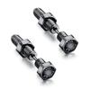 2pz Nuovi Unisex Gotici Punk Rock Acciaio Inossidabile Vite Chiodo Piercing Borchie Orecchini Novità Gioielli Piercing Gioielli Piercing Rock