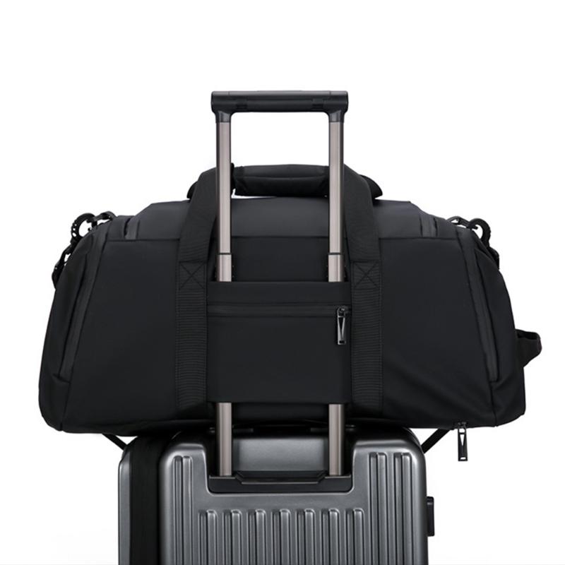 Gym Sport Bag Dry Wet Separated, Watertight Large Sports Duffels Bag Training Handbag with Shoes Compartment for Sports