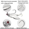 Lead Head Treble Hooks Blood Groove Three Hooks Single Hook Swivel Sequin Long Cast High Carbon Material Saltwater River